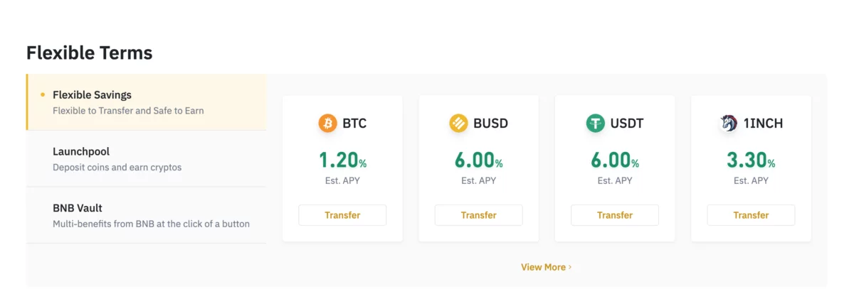 Flexible Savings Flexible to Transfer and Safe to Earn